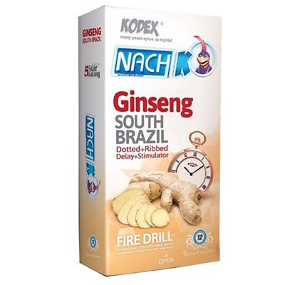 کاندوم تاخیری جینسینگ برزیل-Kodex Ginseng South Brazil